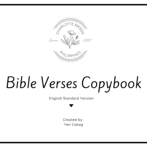Charlotte Mason Philippines Bible Verses Copybook (PDF)