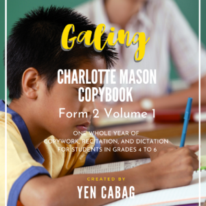 Galing Charlotte Mason Copybook Form 2 Volume 1 (PDF)