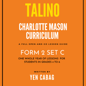 Talino CM Curriculum Form 2 Grades 4 to 6 Set C (PDF)